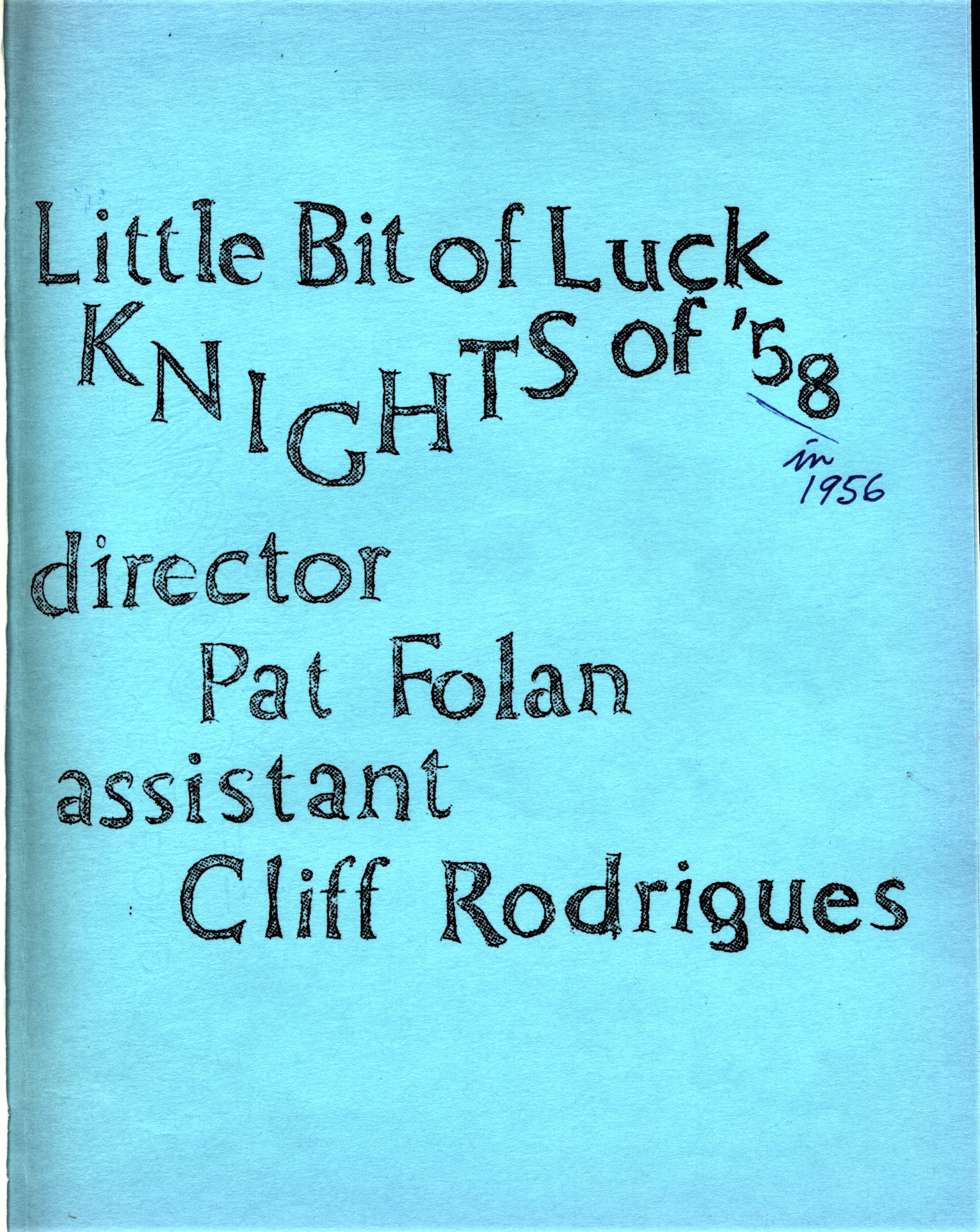 1956-class-play-program-a-little-bit-of-luck-sasarchive